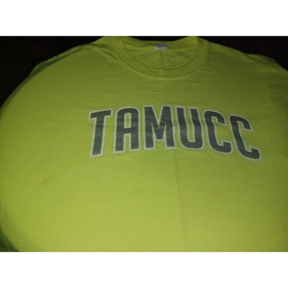 TAMUCC Graphic Tee 2X Neon Yellow - Picture 7 of 7